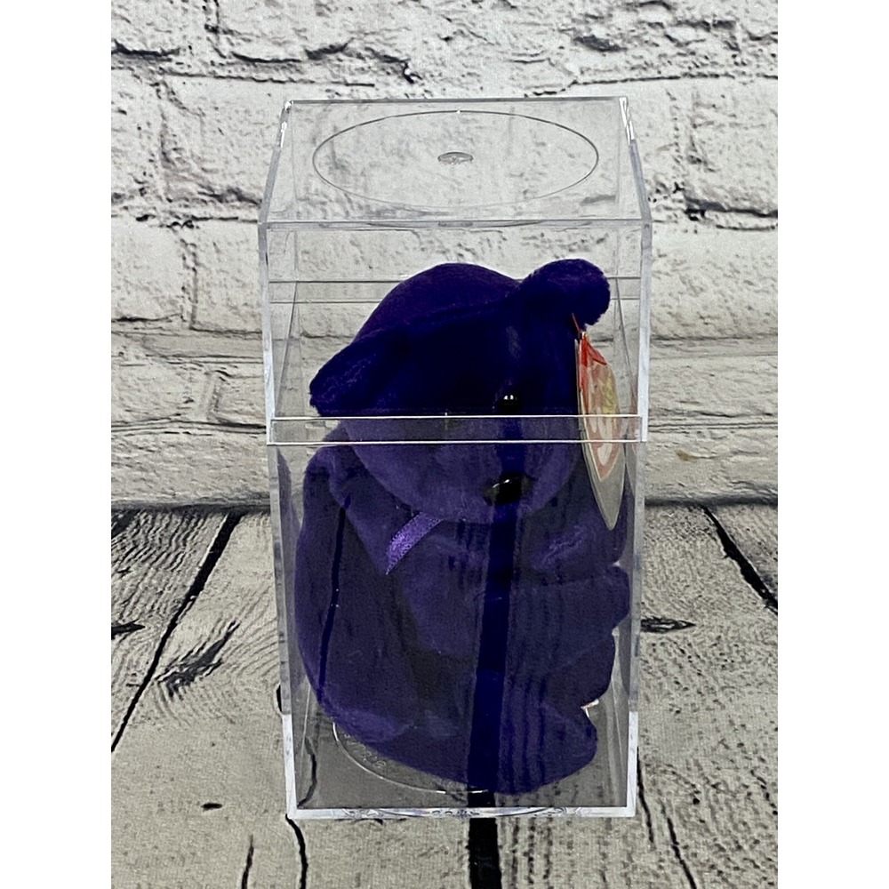 RARE New 1997 TY Princess Diana Beanie Baby, China, P.E. No Space Acrylic Box - Picture 9 of 13